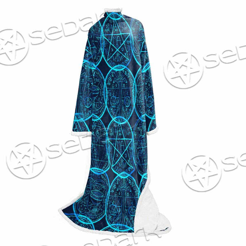 Magic Seal Fantasy Symbols SED-0935 Sleeved Blanket
