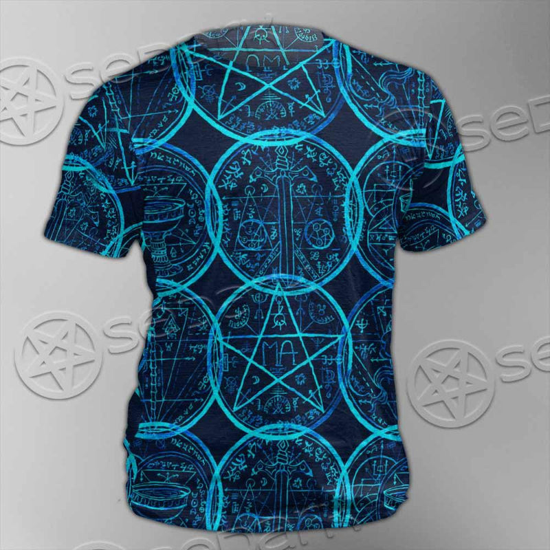 Magic Seal Fantasy Symbols SED-0935 Unisex T-shirt