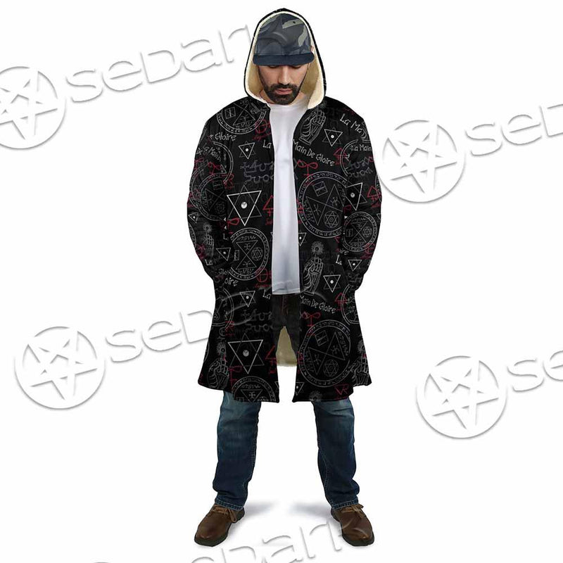 Pattern Mystic Symbols Human Hand SED-0936 Cloak