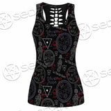 Pattern Mystic Symbols Human Hand SED-0936 Women Tank Top