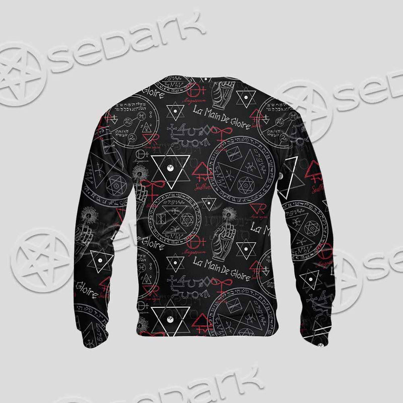 Pattern Mystic Symbols Human Hand SED-0936 Unisex Sweatshirt