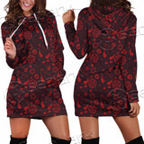 Pattern Red Demon SED-0937 Hoodie Dress