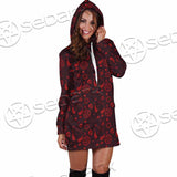 Pattern Red Demon SED-0937 Hoodie Dress