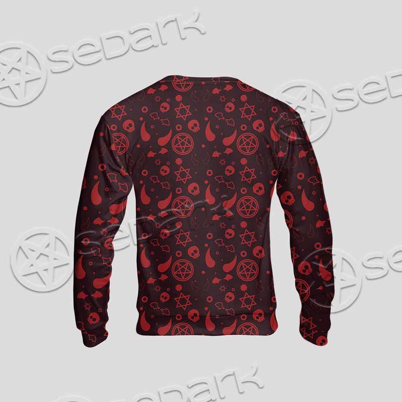 Pattern Red Demon SED-0937 Unisex Sweatshirt