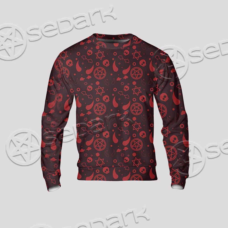 Pattern Red Demon SED-0937 Unisex Sweatshirt