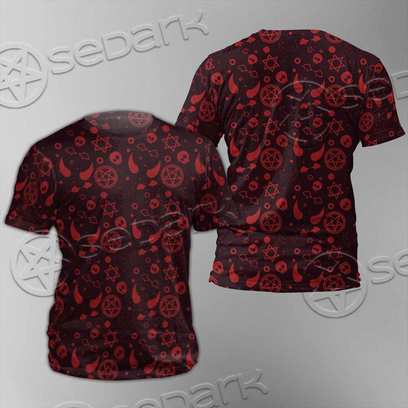 Pattern Red Demon SED-0937 Unisex T-shirt