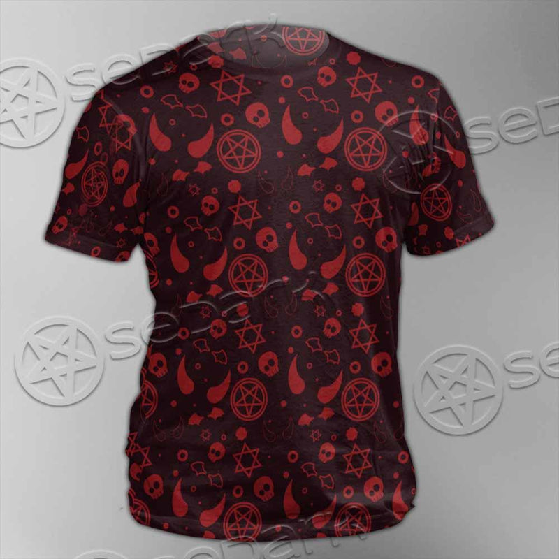 Pattern Red Demon SED-0937 Unisex T-shirt