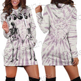 Moon Phase Skeleton SED-0949 Hoodie Dress