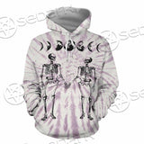 Moon Phase Skeleton SED-0949 Hoodie & Zip Hoodie