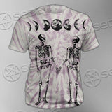 Moon Phase Skeleton SED-0949 Unisex T-shirt