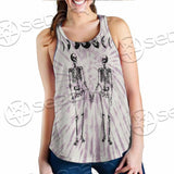 Moon Phase Skeleton SED-0949 Women Tank Top