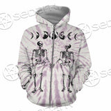 Moon Phase Skeleton SED-0949 Hoodie & Zip Hoodie