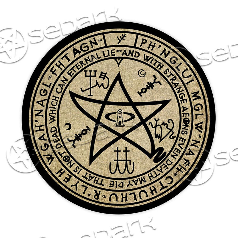Sigil Of Cthulhu SED-0950 Round Carpet