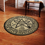 Sigil Of Cthulhu SED-0950 Round Carpet