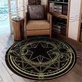 Cardcaptor Sakura Symbol SED-0951 Round Carpet