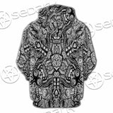 Illusion Pattern SED-0952 Hoodie & Zip Hoodie Raglan