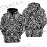 Illusion Pattern SED-0952 Hoodie & Zip Hoodie Raglan