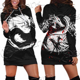 Dragon Yin Yang SED-0953 Hoodie Dress
