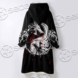 Dragon Yin Yang SED-0953 Oversized Sherpa Blanket Hoodie