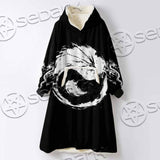 Dragon Yin Yang SED-0953 Oversized Sherpa Blanket Hoodie