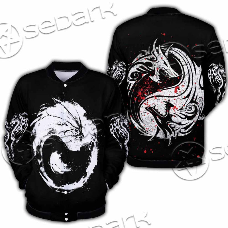 Dragon Yin Yang SED-0953 Button Jacket