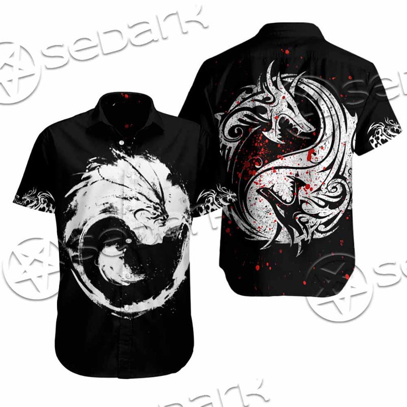 Dragon Yin Yang SED-0953 Shirt Allover