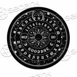 Gothic Ouija Board Galaxy SED-0959 Round Carpet