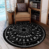 Gothic Ouija Board Galaxy SED-0959 Round Carpet