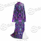 Psychedelic Hypnotic Shamanic Acidic Eye SED-0970 Sleeved Blanket
