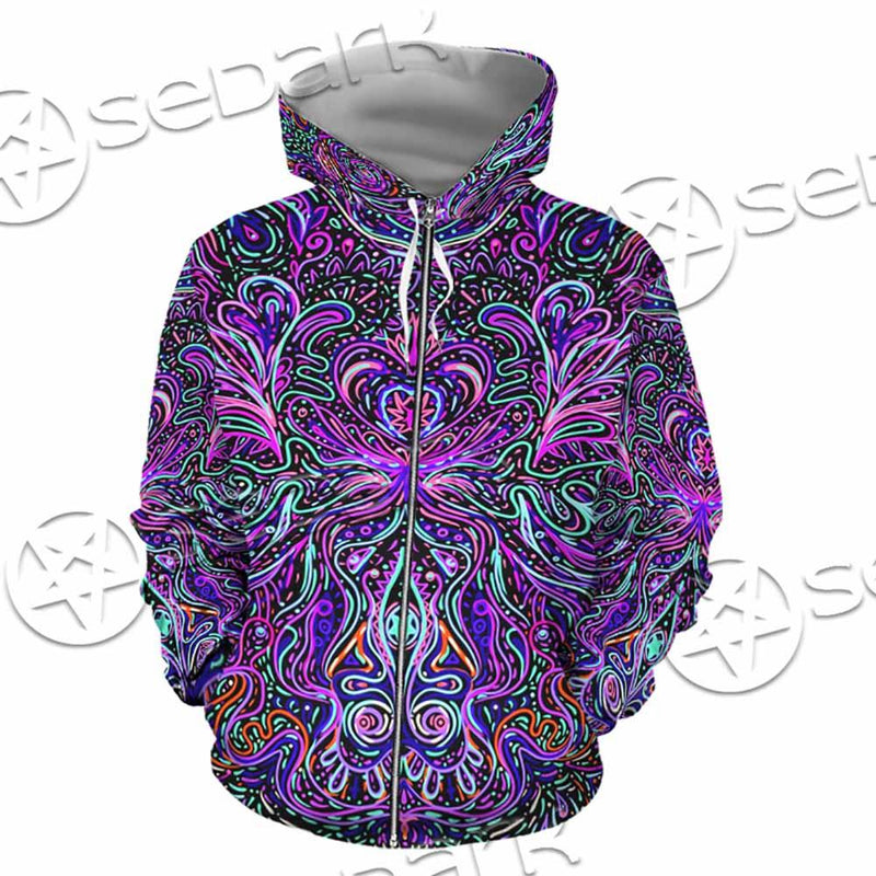 Psychedelic Hypnotic Shamanic Acidic Eye SED-0970 Hoodie & Zip Hoodie