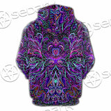 Psychedelic Hypnotic Shamanic Acidic Eye SED-0970 Hoodie & Zip Hoodie Raglan