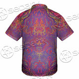 Purple Psychedelic Hypnotic Shamanic Acidic Eye SED-0971 Shirt Allover