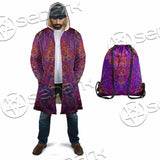 Purple Psychedelic Hypnotic Shamanic Acidic Eye SED-0971 Cloak