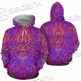Purple Psychedelic Hypnotic Shamanic Acidic Eye SED-0971 Hoodie & Zip Hoodie