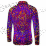 Purple Psychedelic Hypnotic Shamanic Acidic Eye SED-0971 Shirt Allover