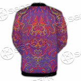 Purple Psychedelic Hypnotic Shamanic Acidic Eye SED-0971 Button Jacket
