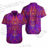 Purple Psychedelic Hypnotic Shamanic Acidic Eye SED-0971 Shirt Allover