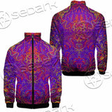 Purple Psychedelic Hypnotic Shamanic Acidic Eye SED-0971 Jacket