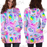 Colorful Seamless Pattern SED-0972 Hoodie Dress