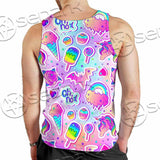 Colorful Seamless Pattern SED-0972 Men Tank-tops