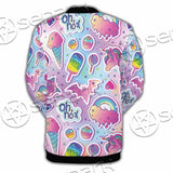Colorful Seamless Pattern SED-0972 Button Jacket