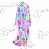 Colorful Seamless Pattern SED-0972 Sleeved Blanket
