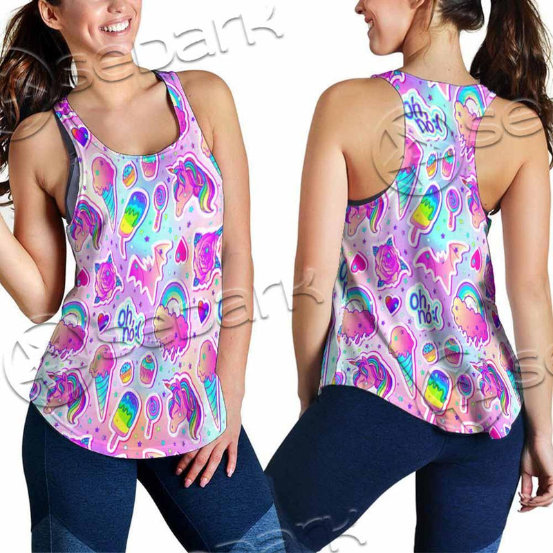 Colorful Seamless Pattern SED-0972 Women Tank Top