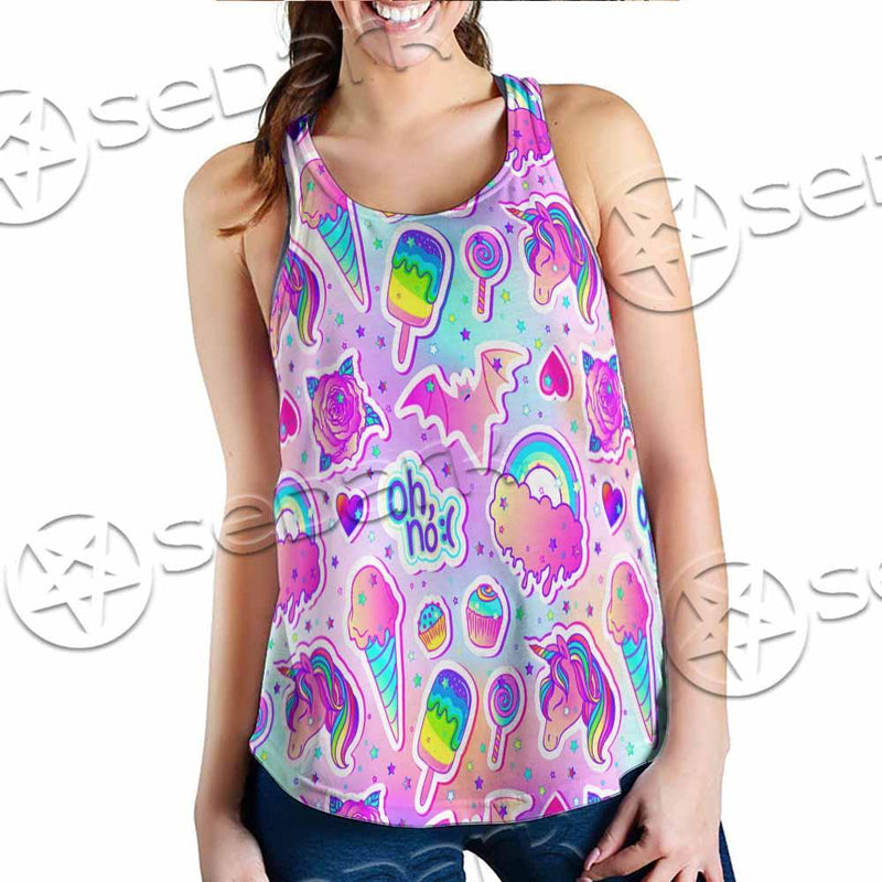 Colorful Seamless Pattern SED-0972 Women Tank Top