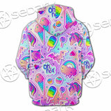 Colorful Seamless Pattern SED-0972 Hoodie & Zip Hoodie Raglan