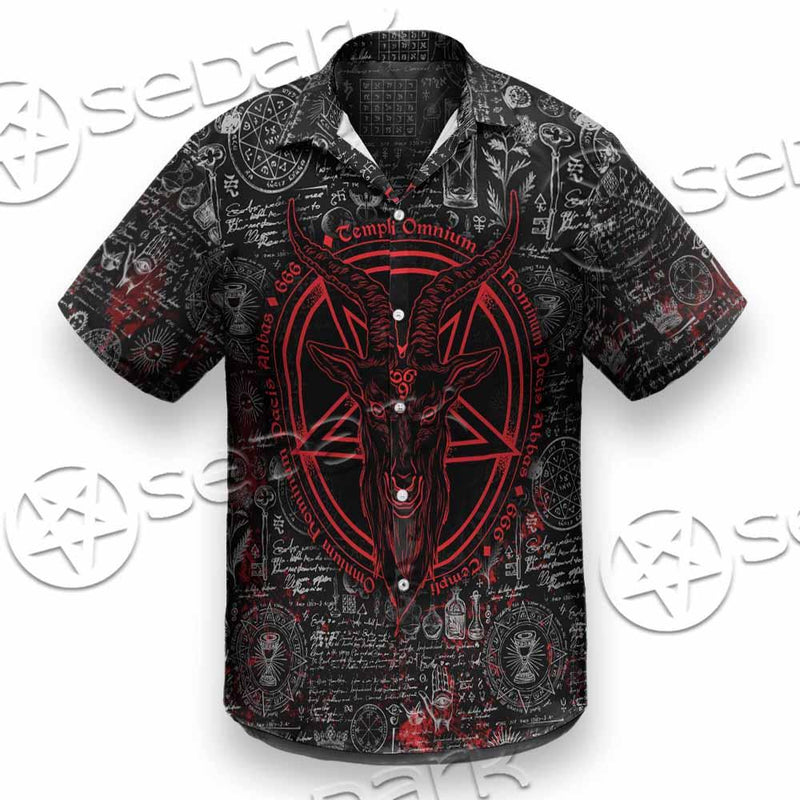 Goat Head Horn 666 SED-0973 Shirt Allover
