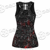 Goat Head Horn 666 SED-0973 Women Tank Top