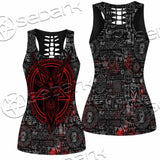 Goat Head Horn 666 SED-0973 Women Tank Top