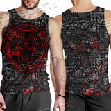 Goat Head Horn 666 SED-0973 Men Tank-tops