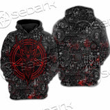 Goat Head Horn 666 SED-0973 Hoodie & Zip Hoodie Raglan